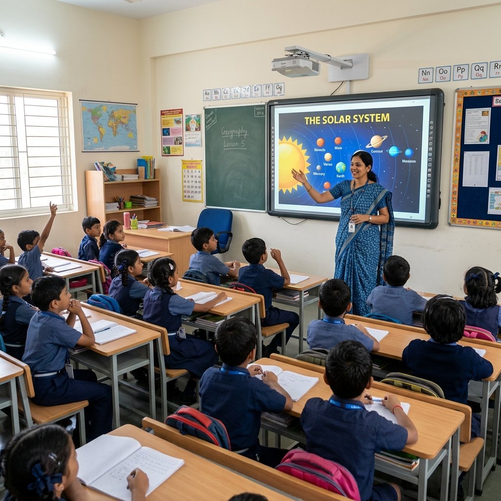 Indian Smart Board Classroom